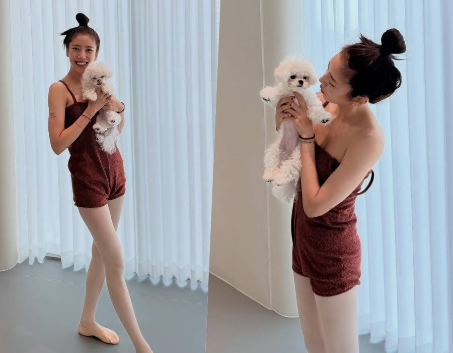 ソン・ダムビ　ミニサロペット×スリムボディ…出産前の体形が完全復活