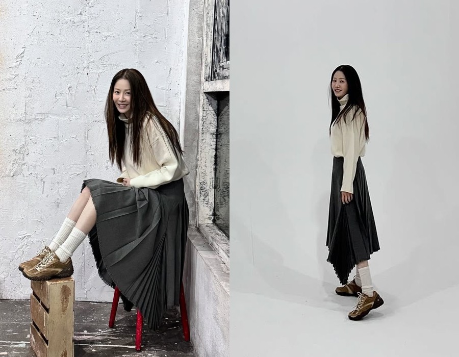 コ・ヒョンジョン、50代とは思えない若々しい美しさ…美脚にも感嘆の声