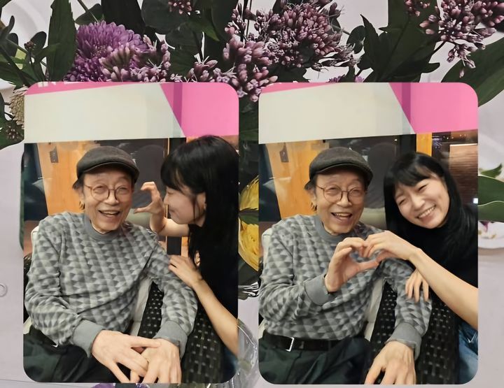 心不全で闘病中のシン・グ89歳、明るいほほ笑み