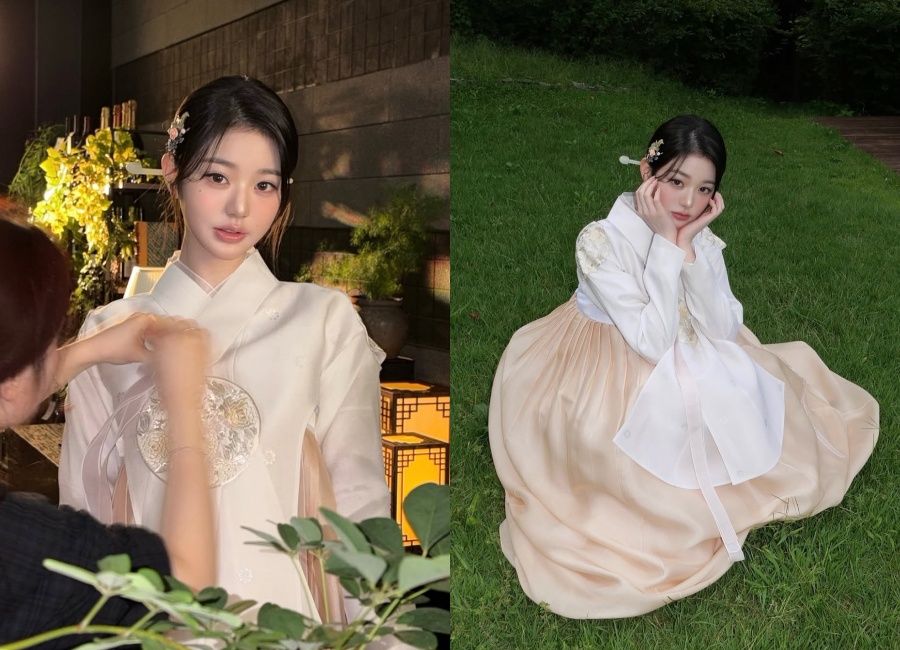 IVEウォニョン、「APEC」PR動画のオフショット公開…上品な韓服姿が美しい