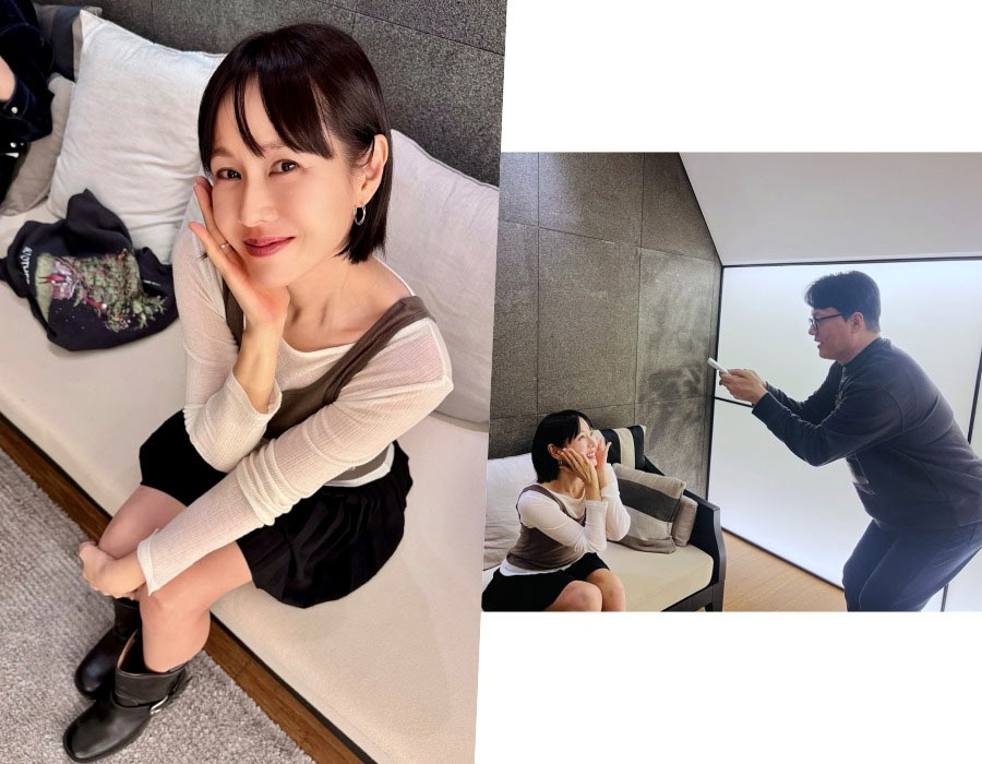 ソン・イェジンの愛らしい姿を撮るキム・ヒョンムク、格別な仲