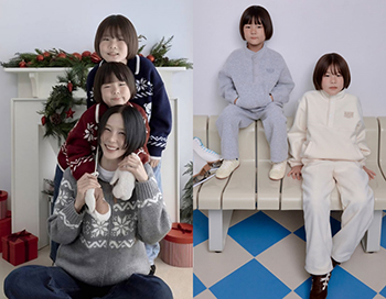 【フォト】キム・ナヨン 息子2人と一緒にグラビア…幸せな時間