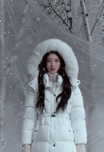 【フォト】冬コーデを着こなすスジ、高級感漂うシルエット