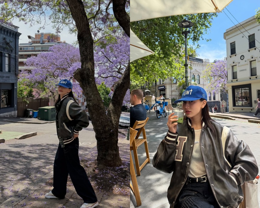 TWICEジヒョ　ヒップなコーデで自撮り…さりげなくセクシー