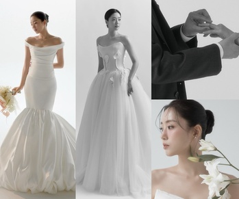 【フォト】ハム・ウンジョン、上品&すっきりしたウエディング写真公開…清純な魅力アピール