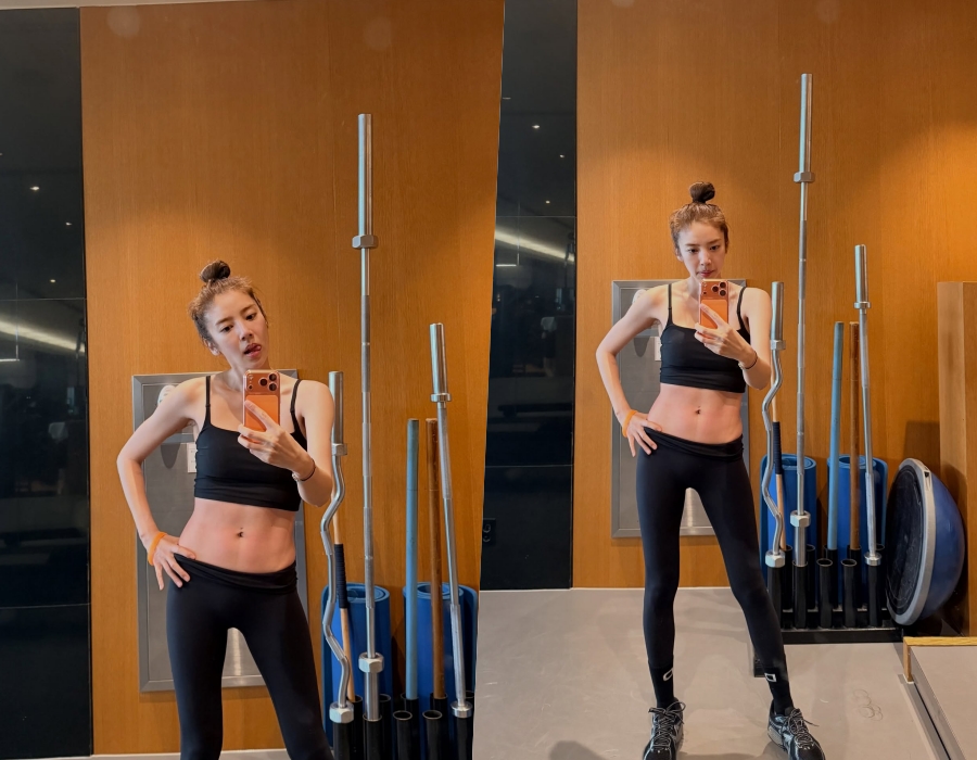 ソン・ダムビ　出産後約20kgダウンで腹筋クッキリ…「運動した『かい』ありましたよね？」