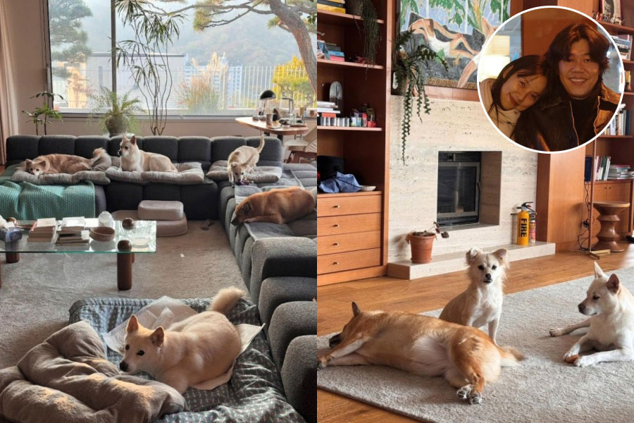 イ・ヒョリ＆イ・サンスン夫妻　60億ウォンの自宅内部公開…愛犬たちと穏やかな暮らし