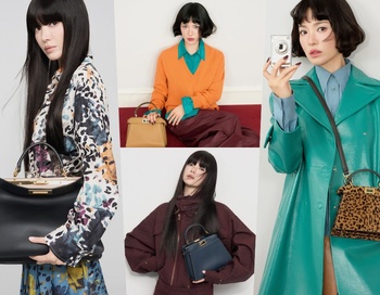 【フォト】ソン・ヘギョ、愛らしいショートボブ&シックなロングヘア…カラフルな「FENDI」グラビア