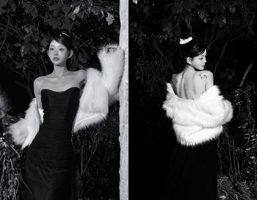 「健康診断で異常なし」　体重41キロのチェ・ジュニ、オードリー・ヘプバーンを思わせるドレス姿披露