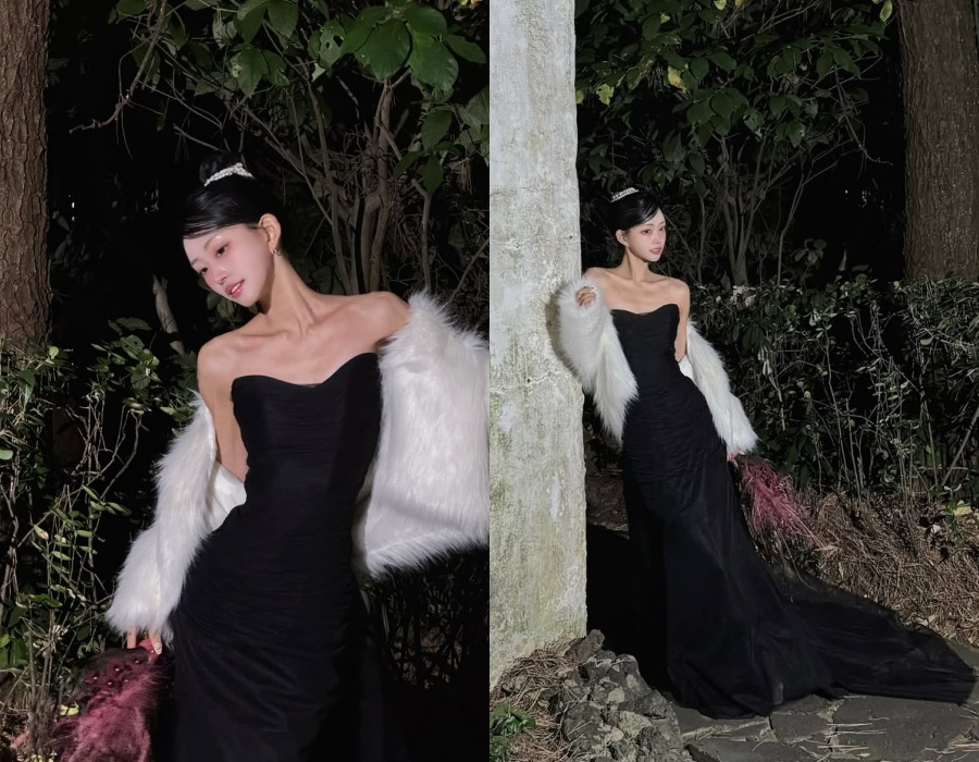 「健康診断で異常なし」　体重41キロのチェ・ジュニ、オードリー・ヘプバーンを思わせるドレス姿披露