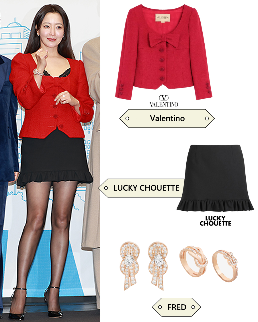 上品なキム・ヒソンVSシックなハン・ヘジン、赤い衣装で相反する魅力アピール