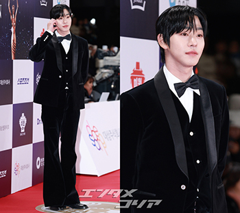 【フォト】アン・ヒョソプ まぶしいタキシード…『KPOPガールズ! デーモン・ハンターズ』ジヌ役ランウェイ