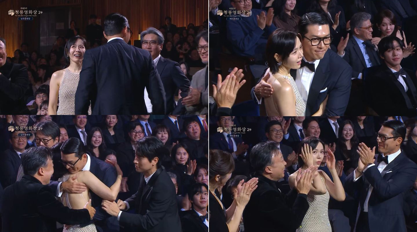 ヒョンビン＆ソン・イェジン夫妻　青龍映画賞でもアツアツ…「愛している　ありがとう」