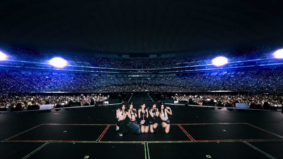 LE SSERAFIM、デビュー後初の東京ドーム単独公演盛況　「ファンに恥ずかしくないアーティストになりたい」
