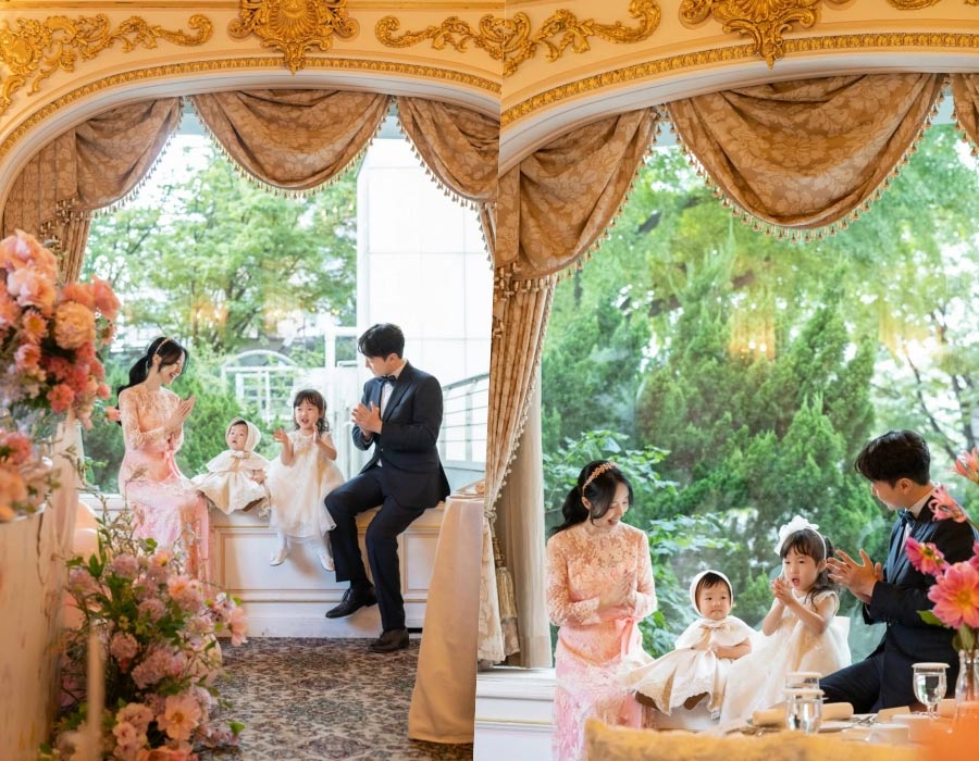 イ・ジョンヒョン、次女の満1歳の誕生日の写真公開…華やかなヘア＆メイク＆装いでお姫さまのようなママ