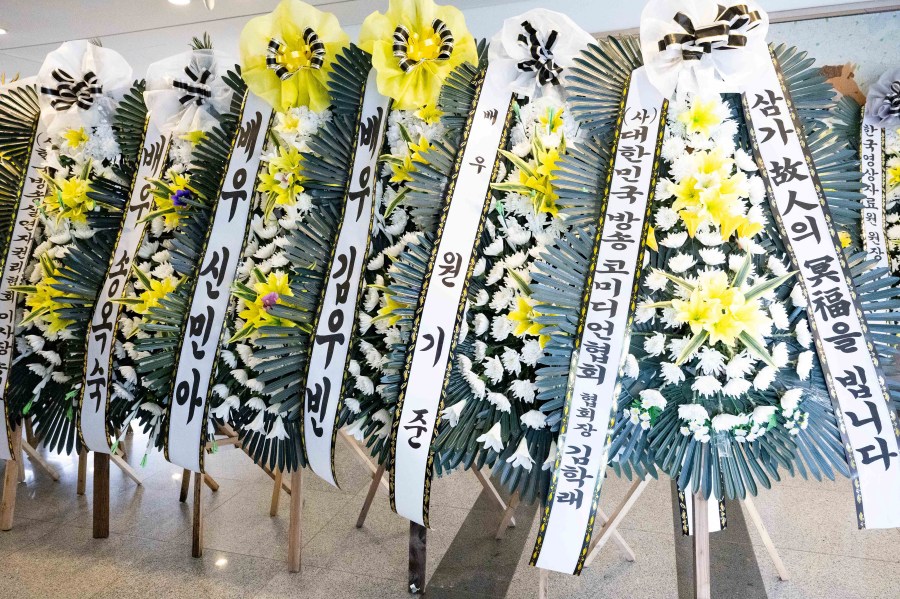 【フォト】91歳で亡くなった国民的俳優イ・スンジェさんの殯所