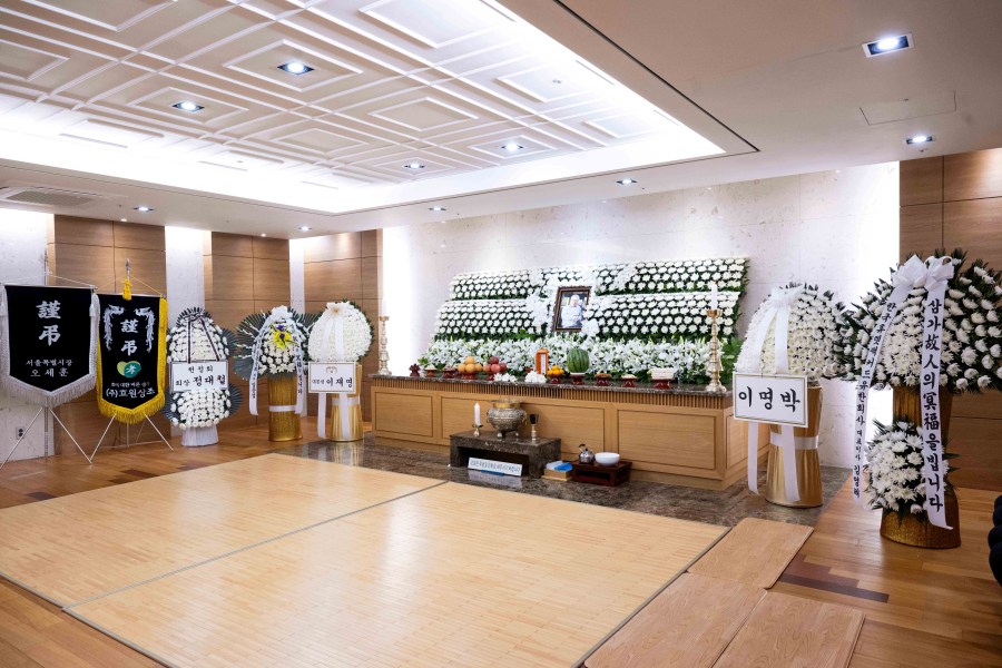 【フォト】91歳で亡くなった国民的俳優イ・スンジェさんの殯所