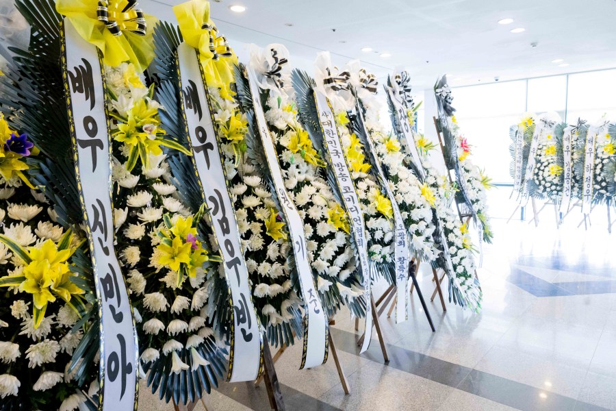 【フォト】91歳で亡くなった国民的俳優イ・スンジェさんの殯所