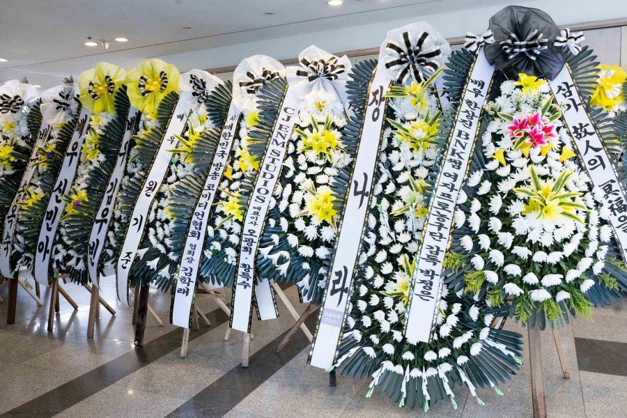 【フォト】91歳で亡くなった国民的俳優イ・スンジェさんの殯所