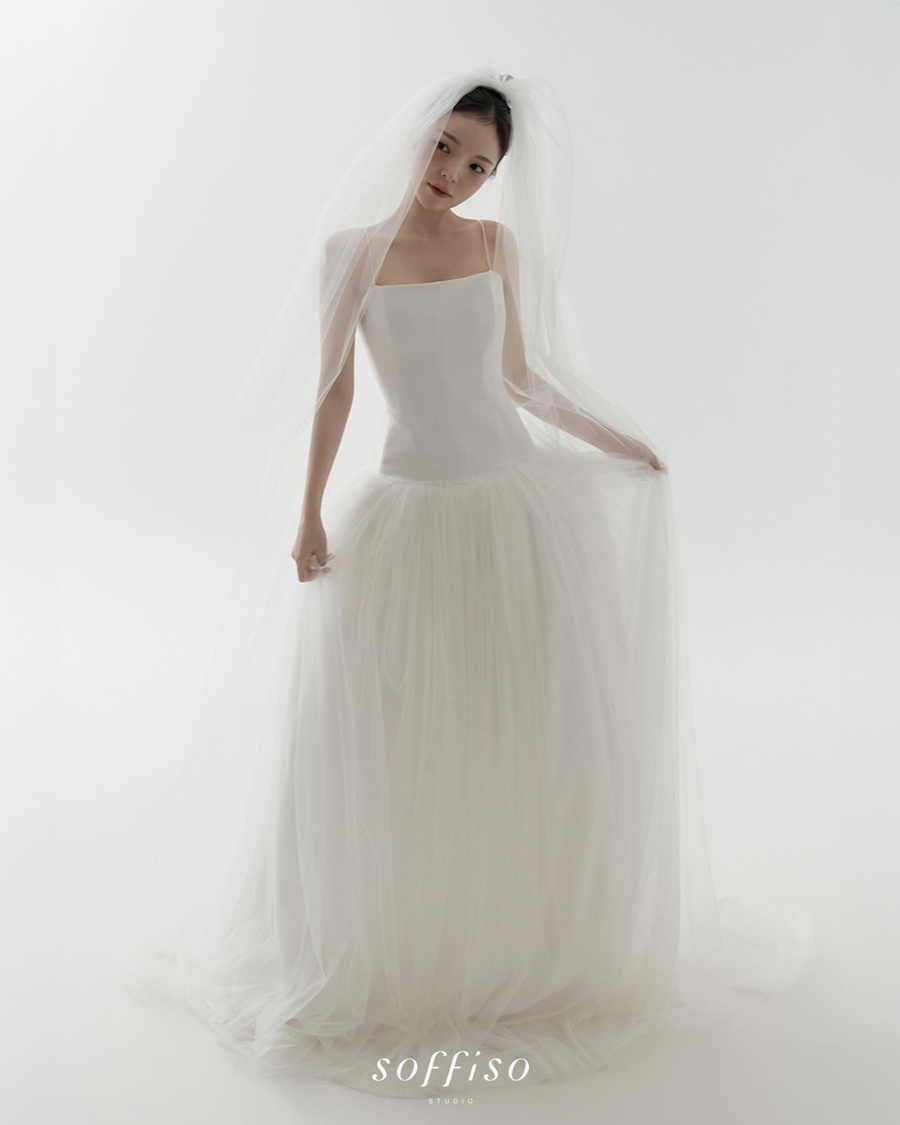 【フォト】「お人形さんみたい」パク・ジンジュ…純白のウエディングドレス姿公開