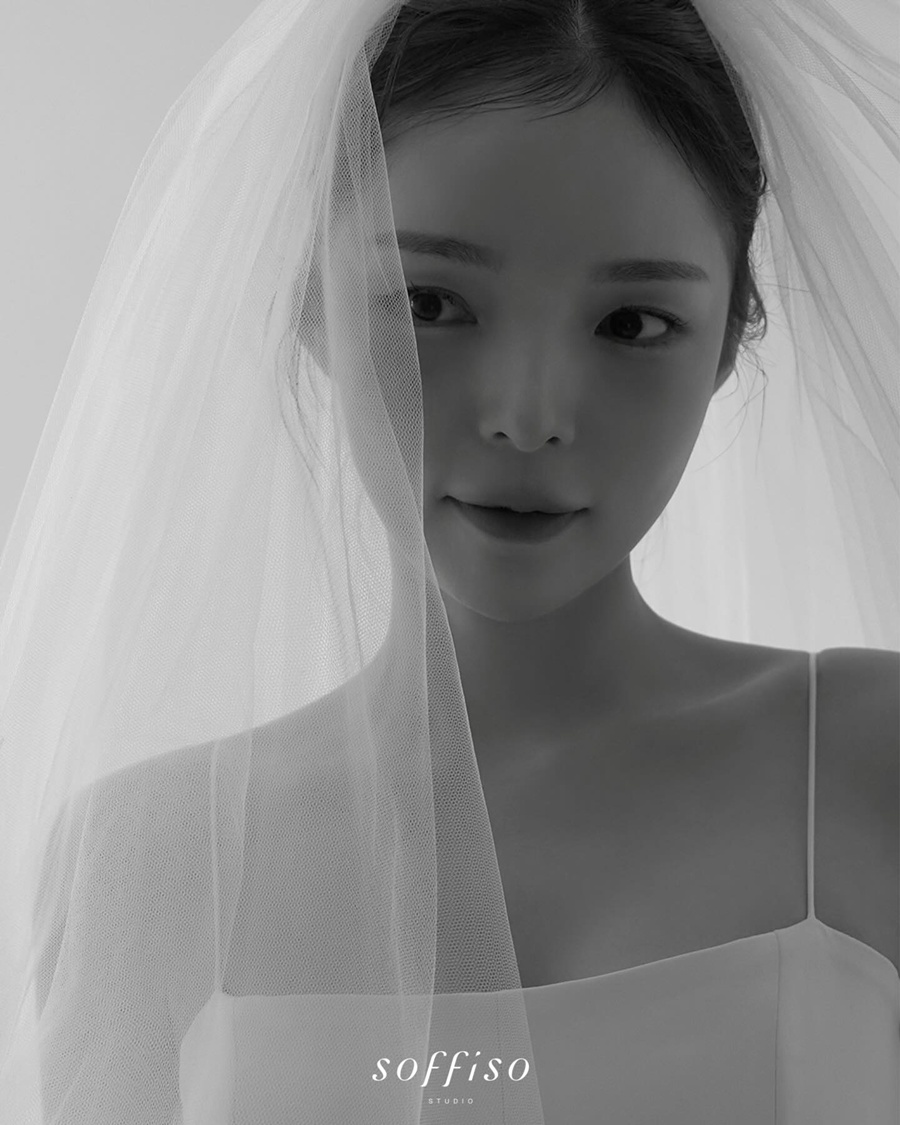 【フォト】「お人形さんみたい」パク・ジンジュ…純白のウエディングドレス姿公開