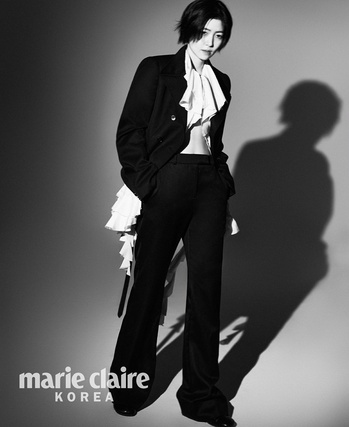 【フォト】シム・ウンギョン×三宅唱監督「marie claire」グラビア…モノクロ写真からあふれるオーラ