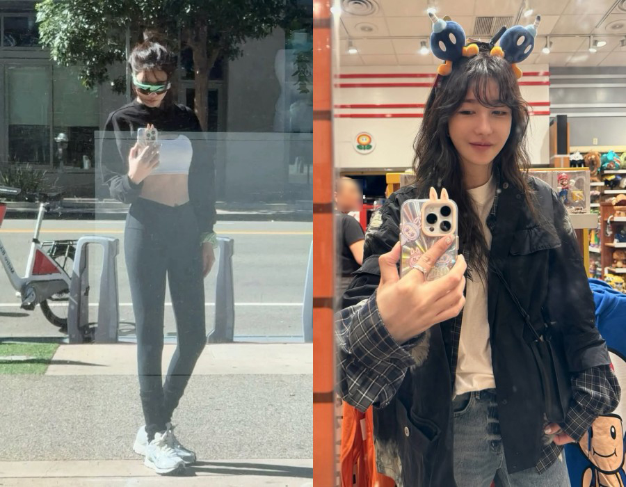 レギンス着こなすイ・ジア、美ボディ際立つランニングコーデ…見事な腹筋に視線集中