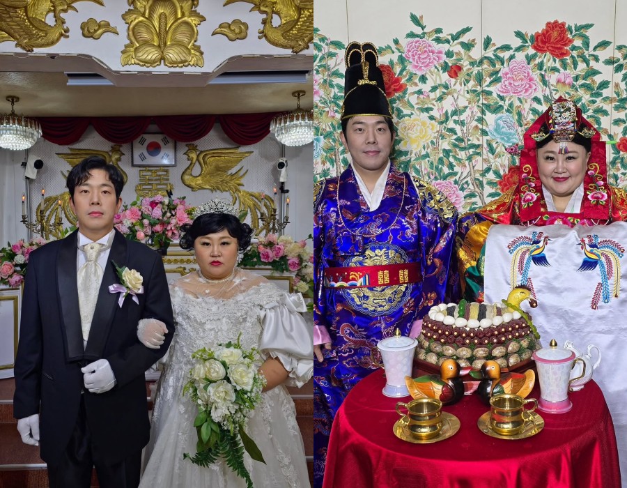 【フォト】ホン・ユンファ＆キム・ミンギ　結婚7周年「レトロ」ウエディング写真…コンセプトはドラマ『おつかれさま』