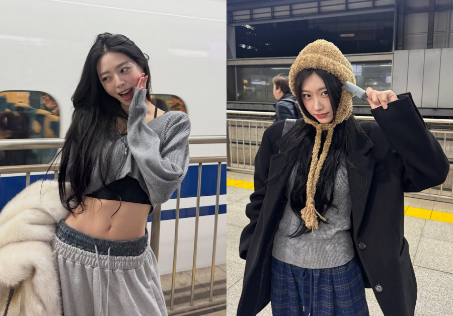 日本を訪れたITZYチェリョン＆ユナが近況報告、新幹線に乗って自撮り