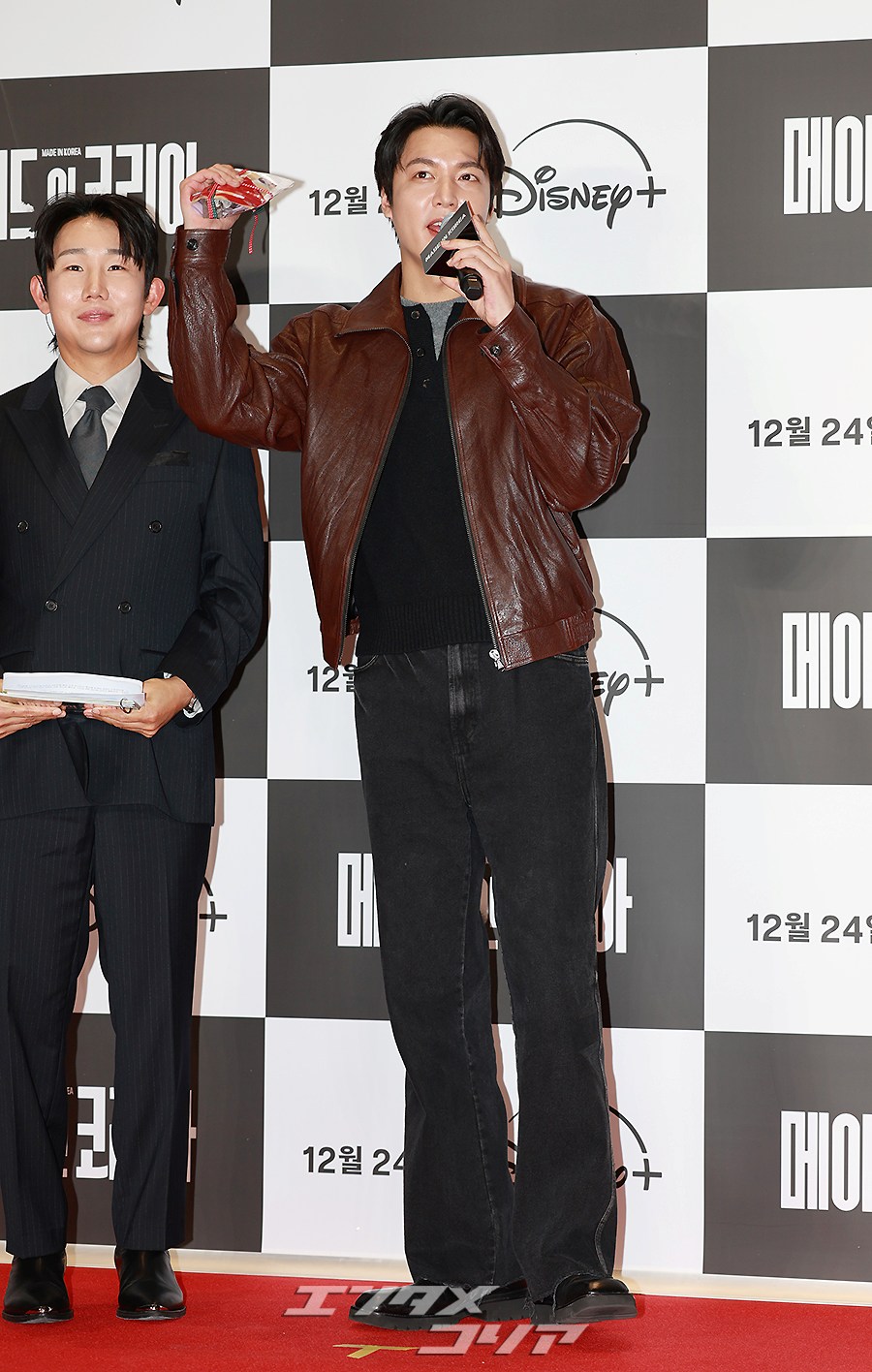 【フォト】イ・ミンホ、レザージャケットがおしゃれ