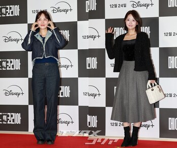 【フォト】映画館を訪れたシン・イェウォン&チャン・セビョル・アナ