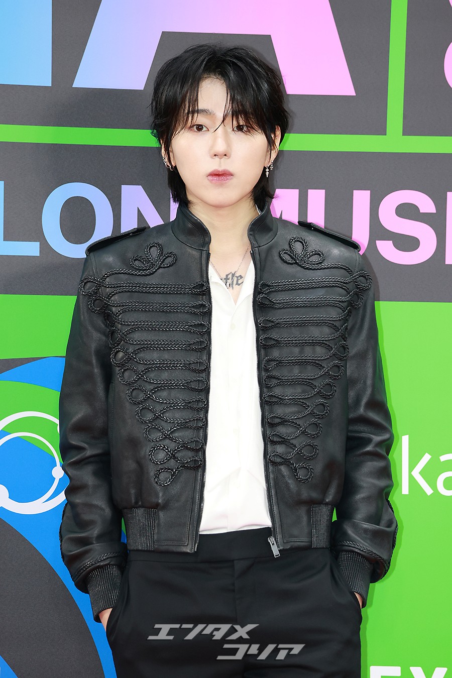 【フォト】ZICO「革ジャケットでキメました」