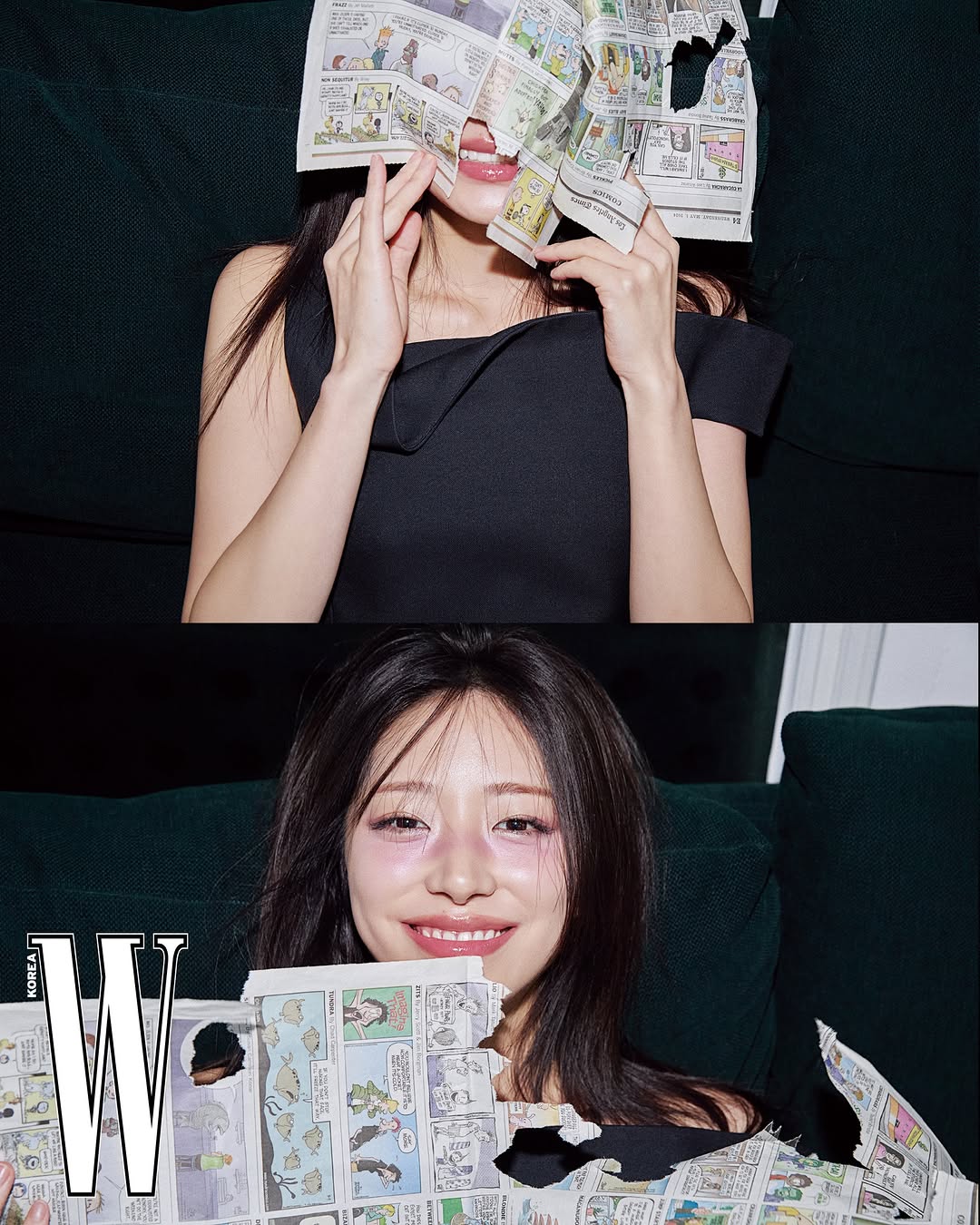 【フォト】キム・ジュミ、初雪が降る中幻想的なムード