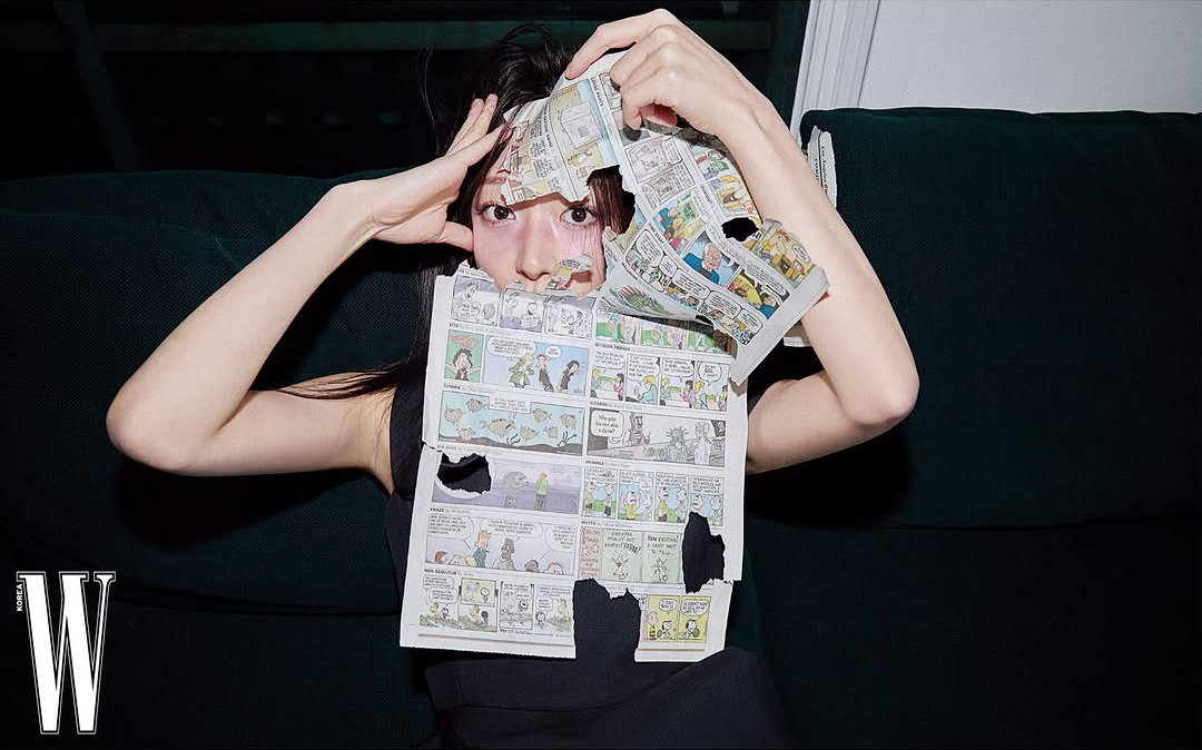 【フォト】キム・ジュミ、初雪が降る中幻想的なムード