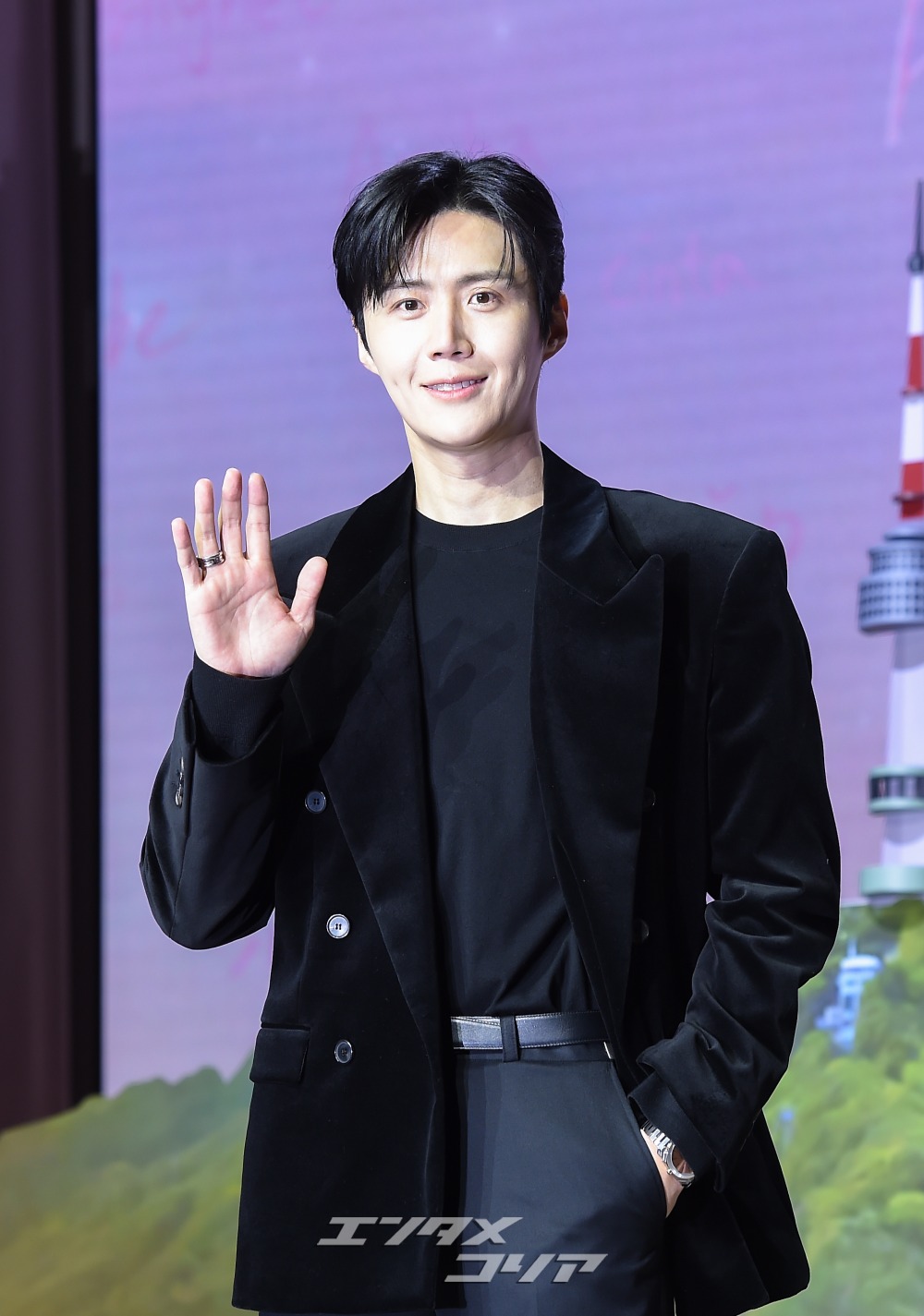 【フォト】えくぼがキュートなキム・ソンホ、女心を刺激