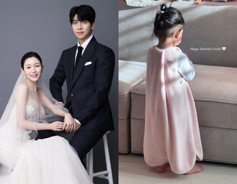 イ・スンギ＆イ・ダイン夫妻の娘、大きく成長…愛らしい後ろ姿公開　「Happy Birthday Daddy」