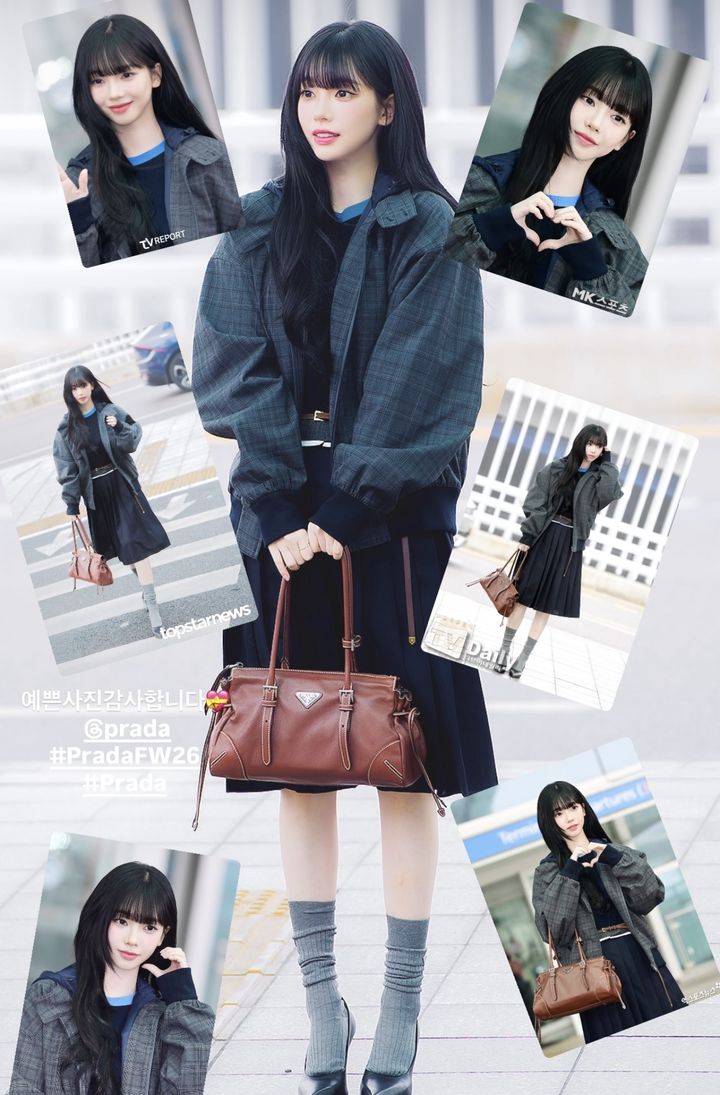 aespaカリナ、完ぺきなフライトコーデ…清純ビジュアル＆完ぺきスタイルに視線集中