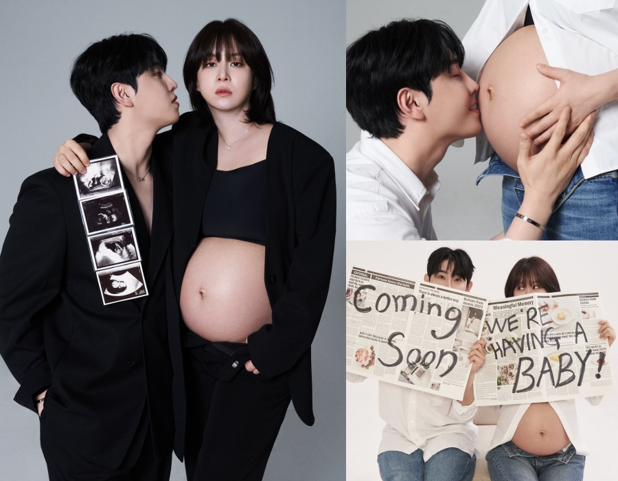 【フォト】ウン・ガウン＆パク・ヒョノ、愛あふれるマタニティフォト公開　「幸せだった」