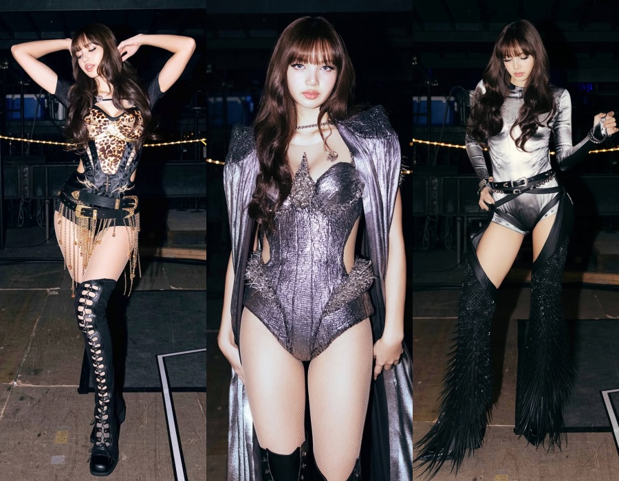 BLACKPINKリサ　「東京ドーム」ステージ衣装公開…ほっそりウエスト×美脚