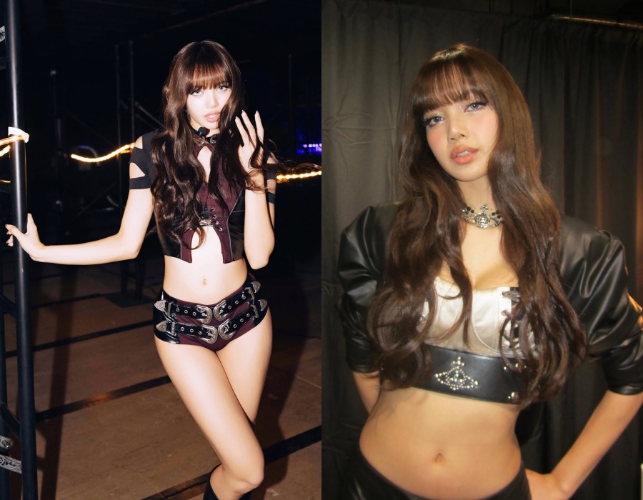 BLACKPINKリサ　「東京ドーム」ステージ衣装公開…ほっそりウエスト×美脚