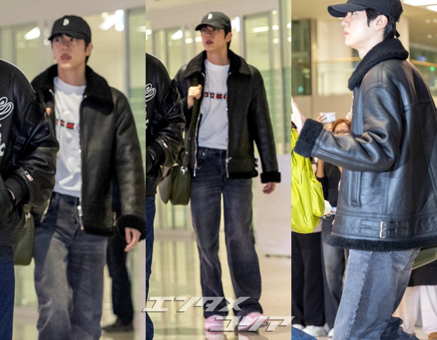 【フォト】JIN、長いフライトでもびくともしないイケメンビジュアル