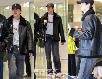 【フォト】JIN、長いフライトでもびくともしないイケメンビジュアル