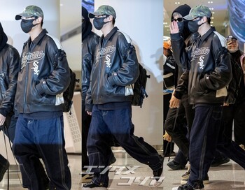 【フォト】迷彩柄のキャップが似合うJUNG KOOK、マスクを着用しても隠し切れないオーラ