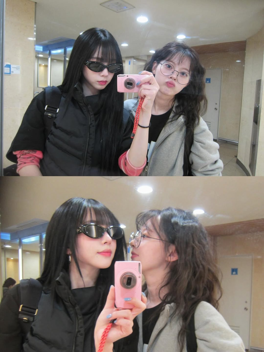 【フォト】aespaカリナ＆ITZYリュジン＆ハン・スア、「一番目＆二番目＆末っ子」Tシャツを着て日本旅行