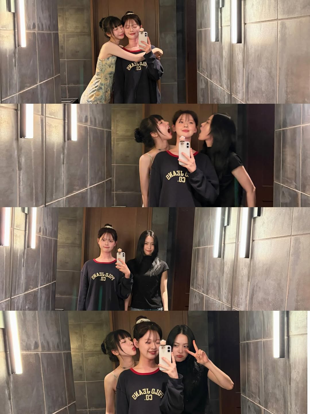 【フォト】aespaカリナ＆ITZYリュジン＆ハン・スア、「一番目＆二番目＆末っ子」Tシャツを着て日本旅行