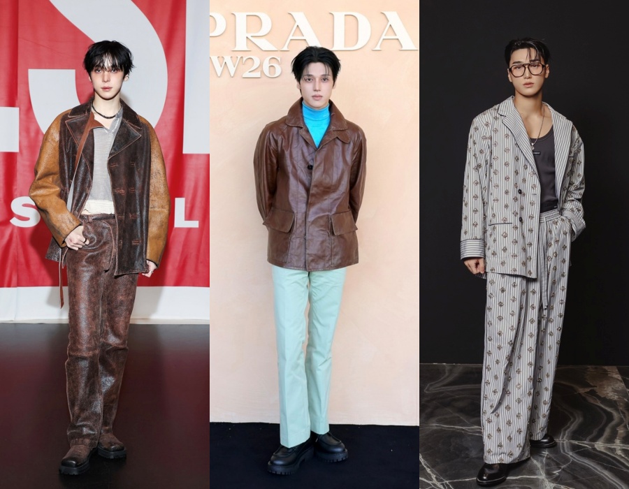 ATEEZユンホ＆ウヨン＆サン、ミラノ・ファッションウィークを盛り上げてグローバルな影響力を証明