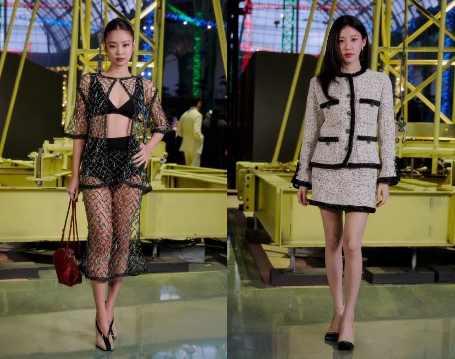 セクシーなジェニーVS上品なコ・ユンジョン、CHANELコレクションで対照的なコーデ