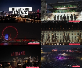 BTS復帰記念プロジェクト 世界主要都市で展開