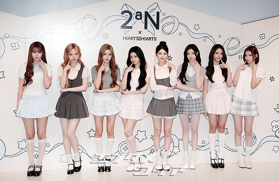 【フォト】「2aN」のイベントに出席したHearts2Hearts、まばゆい美しさ