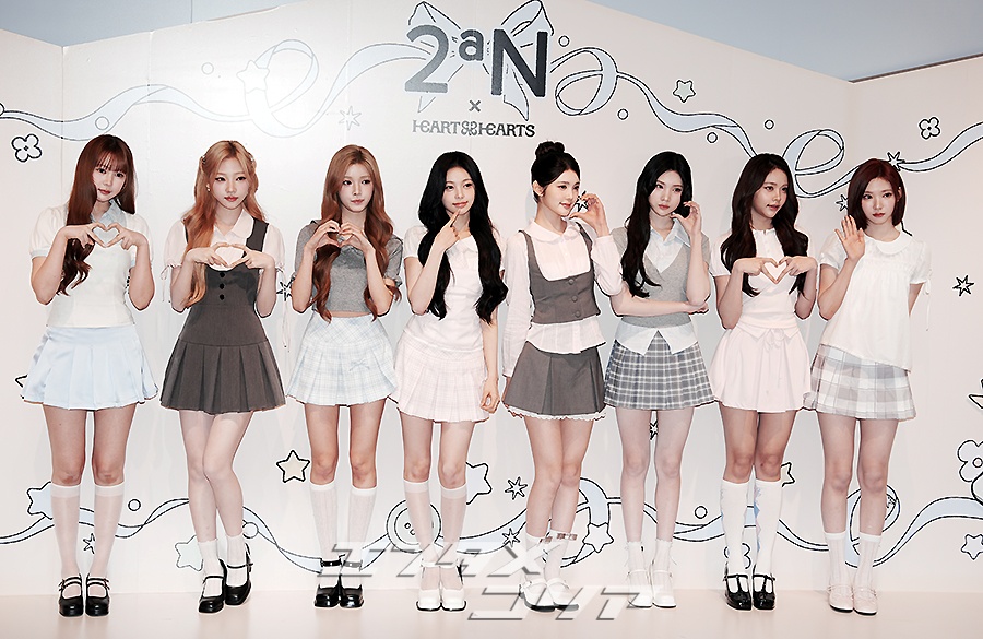 【フォト】「2aN」のイベントに出席したHearts2Hearts、まばゆい美しさ